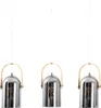 Näve Leuchten 3er Pendelleuchte "VIDRIO" l: 58cm 3er Produktbild-Vorschau 4