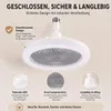 30W stropní ventilátor s osvětlením, 3 barevné teploty, Náhled obrázku produktu 5