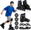 Xride® 4-v-1 inline korčule pre deti – kolieskové korčule – Náhľad obrázku produktu 1