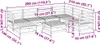 vidaXL 8-tlg. Garten-Sofagarnitur Massivholz Kiefer Produktbild-Vorschau 8