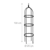 Relaxdays Rankhilfe Obelisk, 2er Set, 100cm hoch, Ranksäule Produktbild-Vorschau 4