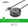 Ugreen HUB 4in1 USB-A - 4xUSB-A 2.0 480Mb/s 1m schwarz Produktbild-Vorschau 16