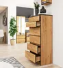 Kommode in Eiche mit 6 geräumigen Schubladen, 60 cm breit, Produktbild-Vorschau 4