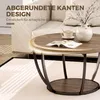 HOMCOM Couchtisch mit starker Tischplatte, 80 x 80 cm, Produktbild-Vorschau 4