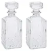 2x Whisky Cognac Rum Glas Karaffe je 900 ml Dekanter Produktbild-Vorschau 1