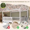 Crazy Pine Lit cabane 100x200 cm - Lit d'enfant en blanc - Voir les images du produit 6