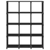 vidaXL Étagère cube 12 compartiments noir 103x30x141 cm Voir les images du produit 9