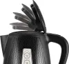 Unold Blitzkocher Golf 1,7 L mit Struktur, Wasserstandsanzeige und geöffnetem Deckel.
 Produktbild-Vorschau