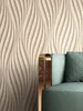 NEWROOM Tapete Armani Beige Vliestapete - Modern Wellen Produktbild-Vorschau 3