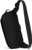 A black sling bag shown from a side-angle. Anteprima dell’immagine prodotto