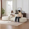 Modulares Schaumsofa 2-Teilig – Rahmenloses Sofa in Beige, Produktbild-Vorschau 8