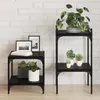 Półka na książki 4 pcs Czarny 40 x 40 x 1,5 cm Podgląd zdjęcia produktu 3