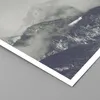 Poster - Poster ohne Rahmen - Berge Wald Nebel - 30x40 cm - Produktbild-Vorschau 2