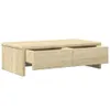 vidaXL Support d'écran avec tiroirs Chêne Sonoma 50x27x15 Voir les images du produit 5