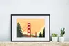 MuchoWow® MuchoWow® Gerahmtes Poster San Francisco - Brücke Produktbild-Vorschau 4