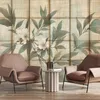 Vlies fototapete Logyga-Pflanzen mit warmfarbenen Blüten Produktbild-Vorschau 2