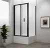 DEEP BLACK Rechteckige Duschkabine 1000x750mm L/R Produktbild-Vorschau 1