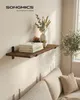 SONGMICS Wandboard aus Holz, modernes Regal, schwebend, für Produktbild-Vorschau 1