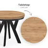 Table ronde à rallonge DEKORI pour salle à manger, PERO Voir les images du produit 3