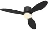 Ventilateur de plafond HOMCOM avec lampe et télécommande, Voir les images du produit 1
