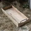 Dekotablett, Serviertablett mit Metallgriff, Massivholz, Produktbild-Vorschau 2