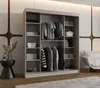 Zweitüriger Kleiderschrank 180 cm CASANDRA mit Spiegel - Produktbild-Vorschau 2