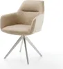 DELIFE Esszimmerstuhl Pejo-Flex Mikrofaser Beige Vintage Produktbild-Vorschau 6