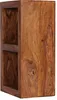 WOHNLING Sheesham Standregal Massiv mit 2 Böden Massivholz Produktbild-Vorschau 4