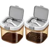 2er-Set Kaffeedosen mit Löffel, 800 ml luftdichte Produktbild-Vorschau 1