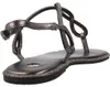 LA STRADA Damen Sandalen aus Kunstleder in Silber, Produktbild-Vorschau 3