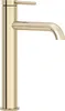 A high-rise bathroom faucet in a gold finish. Náhled obrázku produktu