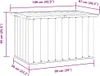 vidaXL Zahradní box šedý 109x67x65 cm Náhled obrázku produktu 5