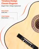 SucceBuy Konzertgitarre, 960 mm, Holz-Klassikgitarren-Set Produktbild-Vorschau 5