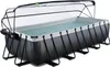 EXIT Black Leather Rahmenpool 540x250x122cm, Aufstellpool, Produktbild-Vorschau 2