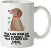 Mr. & Mrs. Panda Pott Hund Blume - Weiß - Geschenk, Hunde, Produktbild-Vorschau 1