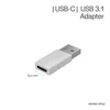 Adapter USB 2.0 A Stecker auf USB 3.1 C Buchse, weiß Produktbild-Vorschau 3