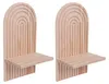 Relaxdays Wandregal, 2er Set, HxBxT: 35 x 18 x 13 cm, Holz, Produktbild-Vorschau 10