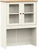 vidaXL Élément supérieur de buffet VIGO blanc 78x30x100 cm Voir les images du produit 2
