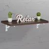 Set di 4 staffe per mensole Relaxdays, staffe pieghevoli, Anteprima dell’immagine prodotto 2