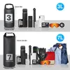 3L/7L brašna na vidlici kola, vodotěsná, s rolovacím Náhled obrázku produktu 5