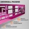 2 Kennzeichenhalter Pink - Chrom Kennzeichenhalterung Produktbild-Vorschau 3