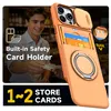Pouzdro pro iPhone 15 Pro, Přihrádkou na karty, posuvným Náhled obrázku produktu 4