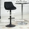 HOMCOM 2er-Set Barhocker, höhenverstellbarer Bistrohocker, Produktbild-Vorschau 5