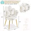 FCH Blumenform-Sessel, Samtbezug, Sessel,Schminktisch Produktbild-Vorschau 7