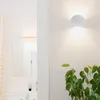Wandleuchte Innen Wandlampe Flur Lampe Rund Indirektes Produktbild-Vorschau 2