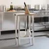 vidaXL Piano di lavoro per cucina 55x30x85 cm in acciaio Anteprima dell’immagine prodotto 3