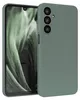 A green phone case is shown next to a smartphone. Produktbild-Vorschau