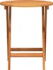 vidaXL Tavolo da giardino pieghevole naturale 60 x 60 x 72 Anteprima dell’immagine prodotto 4