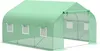 Outsunny Serre Tunnel de Jardin 10,5 m² dim. 3,5L x 3l x 2H Voir les images du produit 1