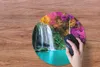 MuchoWow® Mauspad Mousepad Wasserfall - Bäume - Rosa - Produktbild-Vorschau 3